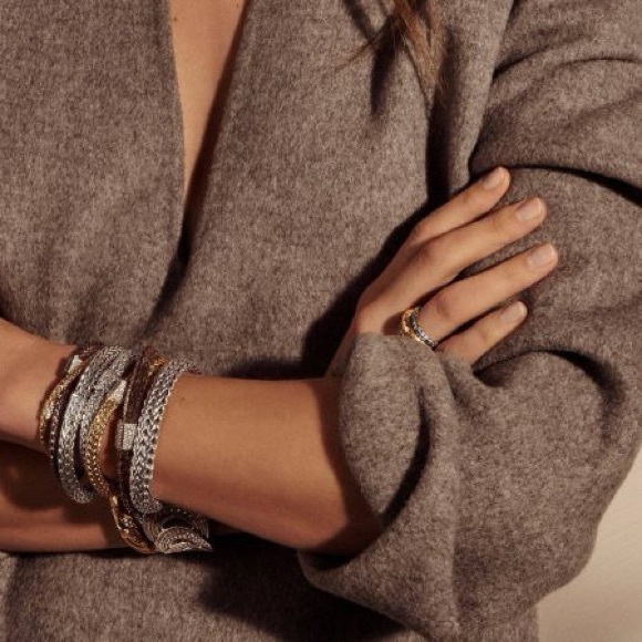 Sterling Silver Byzantine Braided Rope Bracelet - Picture 9 of 10